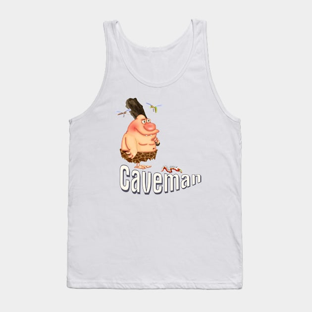 Caveman Tank Top by Glukoejik